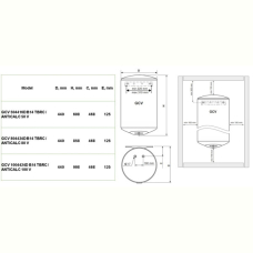 Водонагрівач Tesy GCV 804424D B14 TBRC / ANTICALC 80 V