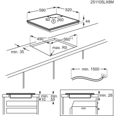 Електрична варильна поверхня Electrolux EIV63449CT 