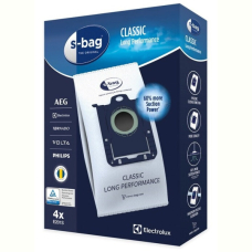Мішки для пилососу Electrolux E 201S S-bag Classic LongPerformance 4штх3.5 синт