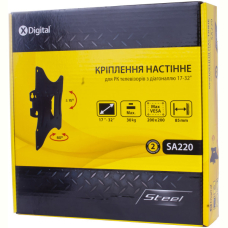 Кронштейн настінний X-Digital STEEL SA220 Black