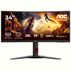 Монiтор 34" AOC CU34G4Z Black