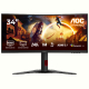 Монiтор 34" AOC CU34G4Z Black