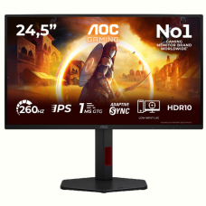 Монiтор 24.5" AOC 25G4ZR Black