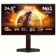 Монiтор 24.5" AOC 25G4ZR Black