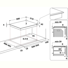 Електрична варильна поверхня Whirlpool AKT 8130 BA