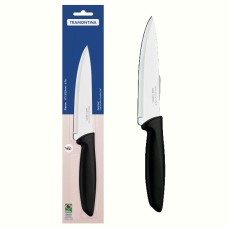 Ніж Chef Tramontina Plenus black, 152 мм