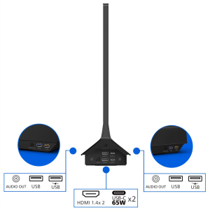 Монiтор 23.8" Philips Dual Sided 24B2D5300/00 Black