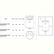 Водонагрівач Tesy GCV 1004424D B14 TBRC / ANTICALC 100 V