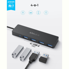 Перехідник Anker PowerExpand Direct 4-in-1 USB-C PD Media Hub 