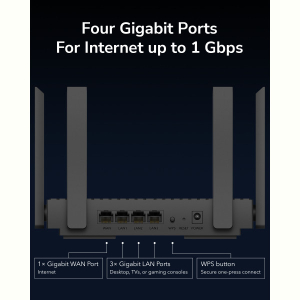 Бездротовий маршрутизатор Cudy WR3000 AX3000 Gigabit Wi-Fi 6 Mesh Router