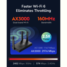 Бездротовий маршрутизатор Cudy WR3000 AX3000 Gigabit Wi-Fi 6 Mesh Router