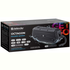 Портативна акустика Defender Octagon Black (65039)