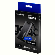 SSD Накопичувач Goodram Move Ridge Black 512GB Type C (SSDR-GMRE-512-K0) 