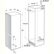 Холодильник Gorenje NRKI619D61WFE 