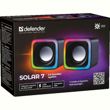 Акустика Defender Solar 7 6Вт Black (65117)