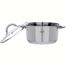 Каструля Bravo Chef 22 см (4.35 л) з кришкою