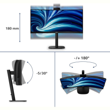 Монiтор 34" Philips 34B2U3600CH/00 Black