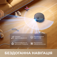 Робот-пилосос Dreame D30 Ultra Black