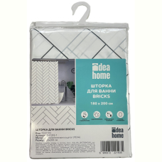 Шторка для ванної Idea Home ZHY393-1 Bricks 