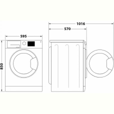 Прально-сушильна машина Whirlpool FFWD 8649 BV UA