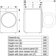 Пральна машина автоматична Hisense WF5I9043BWFS