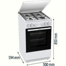 Комбінована плита Gorenje GK5A22WH