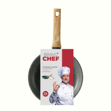 Сковорода Bravo Chef з кришкою 24 см