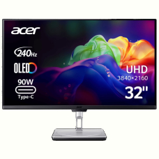 Монiтор 31.5" Acer PE320QKXsmiiphuzx (UM.JP0EE.X05) Silver
