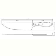 Ніж для м'яса Tramontina Barbecue Polywood, 203 мм