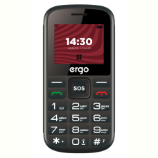 Мобільний телефон ERGO R202 Dual Sim Black