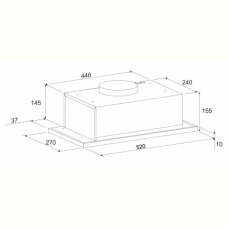 Витяжка Eleyus INTO 700 52 GR