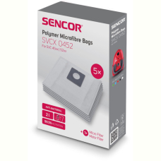 Мікрофіброві мішки для пилососу Sencor SVCX 0452 BAGS SVC 45/52 (5pcs)