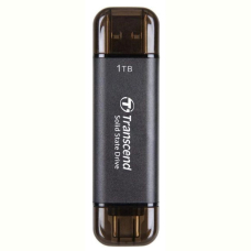 SSD накопичувач Transcend ESD310C 1TB, USB Type C/A Gray