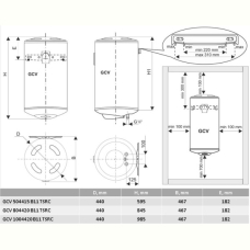 Водонагрівач Tesy Bilight GCV 504415 B11 TSRC 