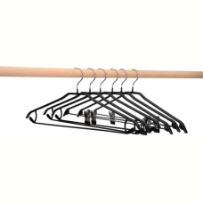 Вішалка для одягу Idea Home з крючками 45х20x1.2 см Black 
