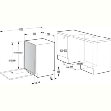 Посудомийна машина Hisense HV673D64