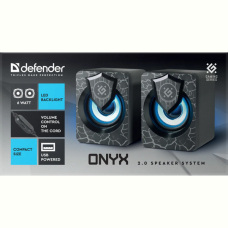 Акустика Defender 2.0 Onyx 6Вт USB Black (65038) 