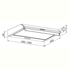 Витяжка Jantar ST I LED 60 BR