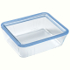 Форма з кришкою Pyrex Pure Glass, 24x19x8 см (2.6 л)