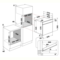 Електрична духова шафа Whirlpool OMK58HU1B