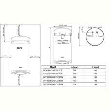 Водонагрівач Tesy Modeco Cloud GCV 1004724D C22 ECW