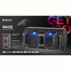 Портативна акустика Defender Rage 50 W Black (65109) 