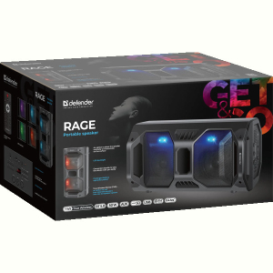 Портативна акустика Defender Rage 50 W Black (65109) 