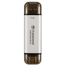 SSD накопичувач Transcend ESD310S 1TB, USB Type C/A Silver