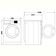 Сушильний автомат Whirlpool WP B9X WBS UA