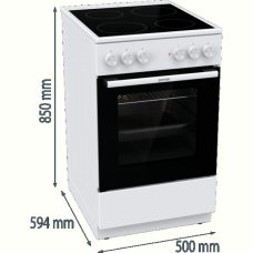 Електрична плита Gorenje GEC5A41WG