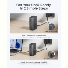 Док-станція Anker Nano Docking Station 13-in-1 Black