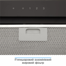 Витяжка Eleyus GEMINI 700 LED 52 BL 