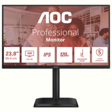 Монiтор 23.8" AOC 24E4U Black