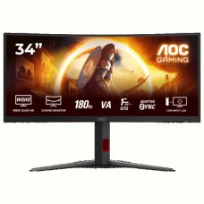 Монiтор 21.5" AOC CU34G4 Black/Red